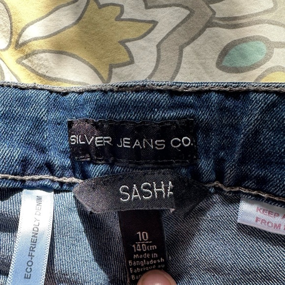 Girls Silver Jeans - Picture 3 of 3